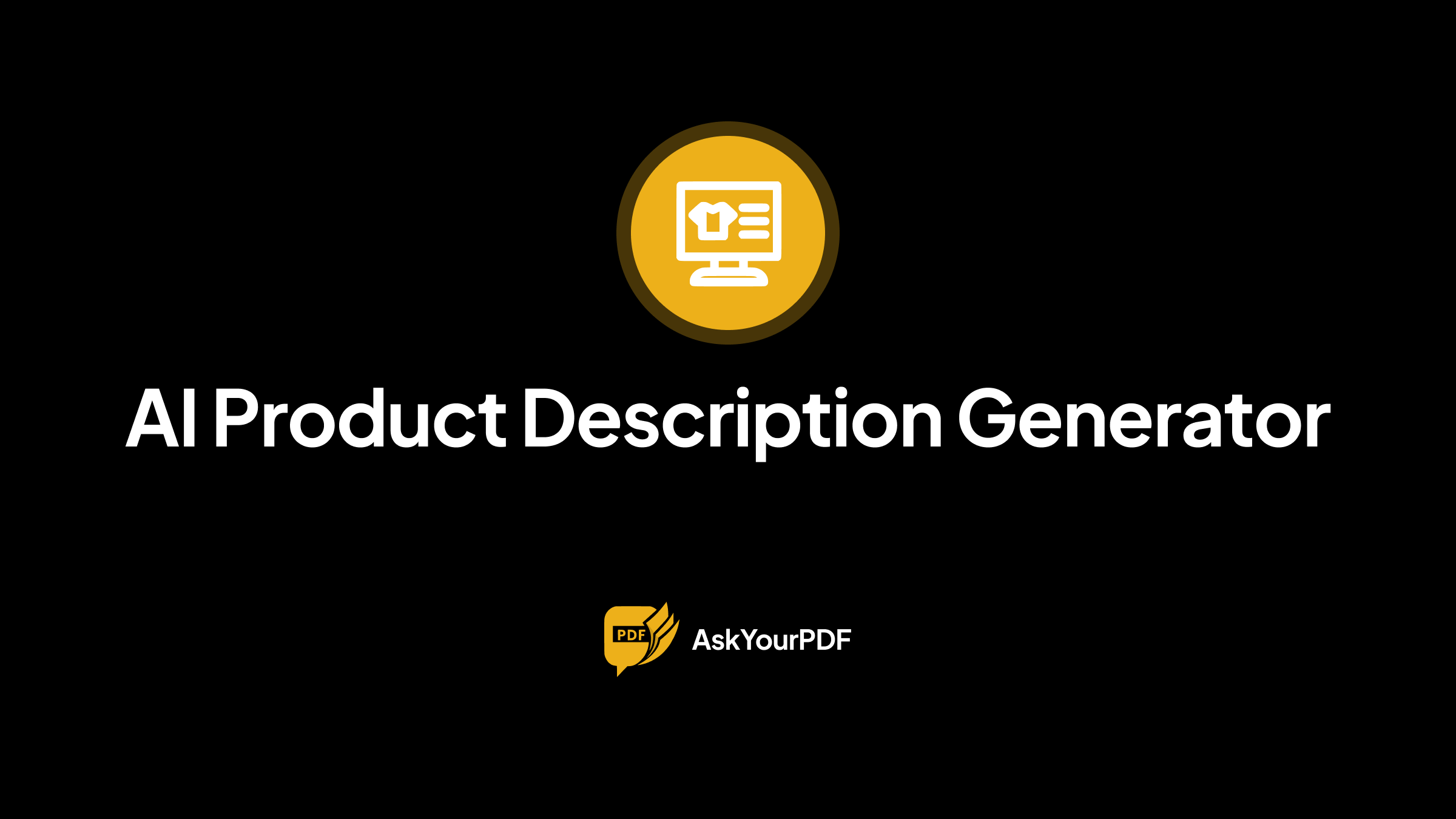 AI for Product Description Generation