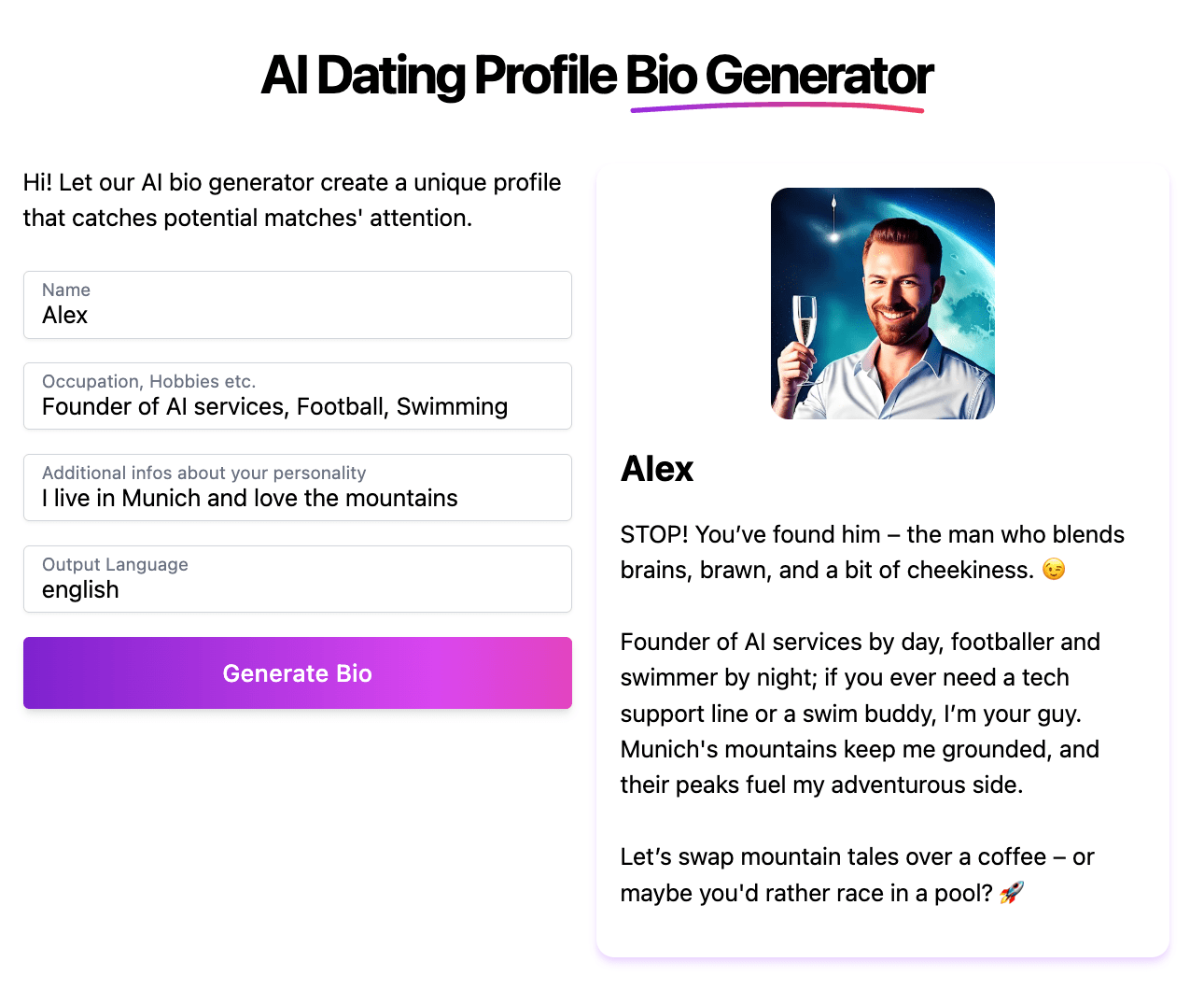 5 AI Bio Generators