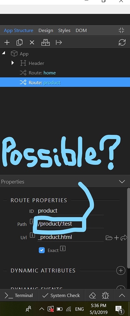 Passing Parameters to URL